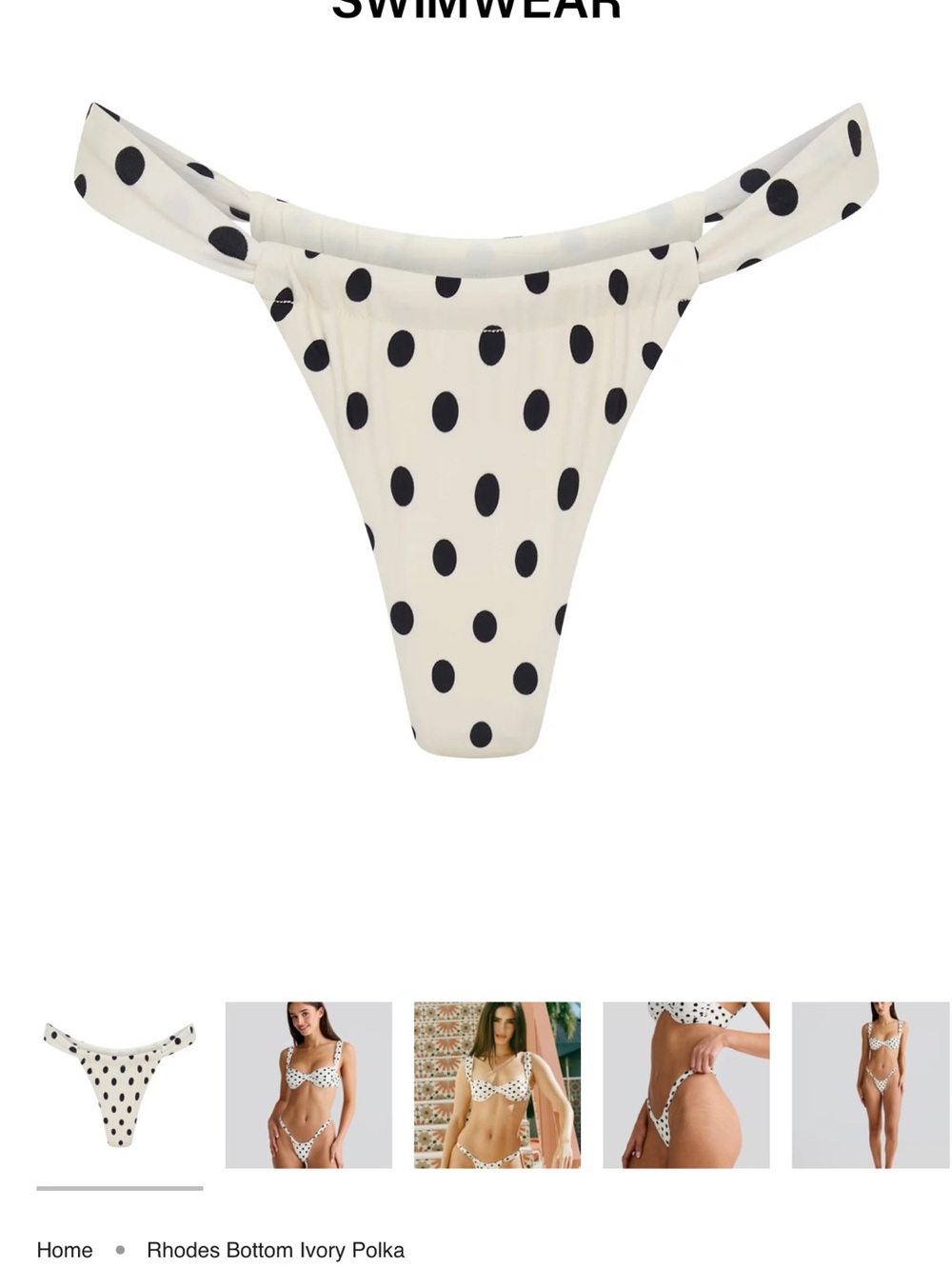 Bikini polka dot set sold as set

New in bags unworn 
Size S on both